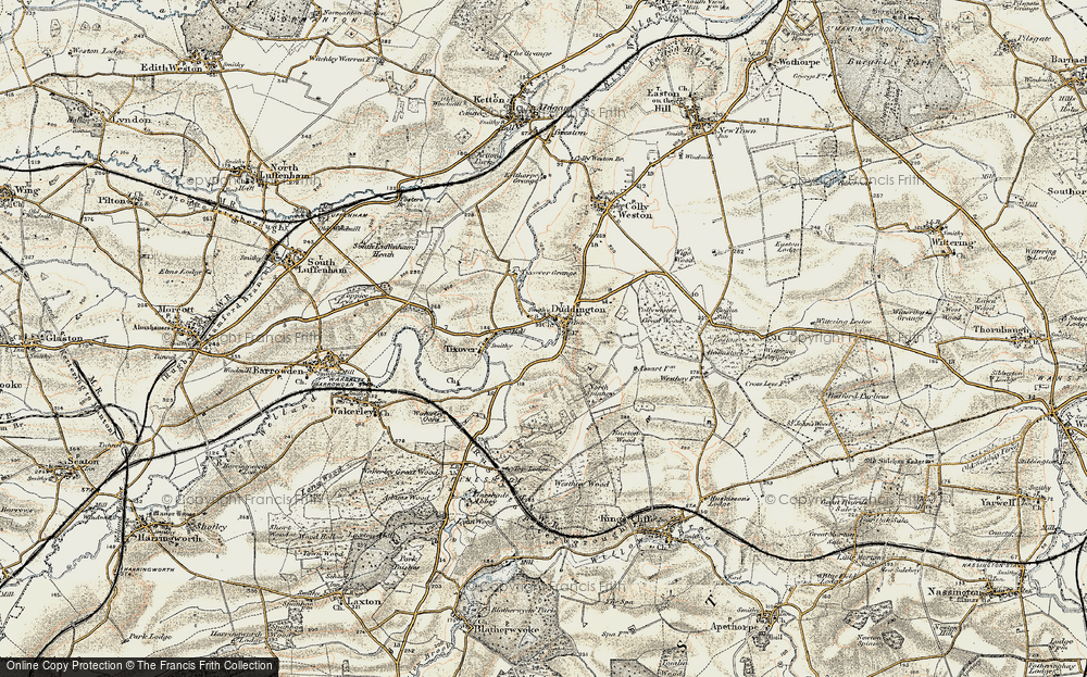 Old Map of Duddington, 1901-1903 in 1901-1903