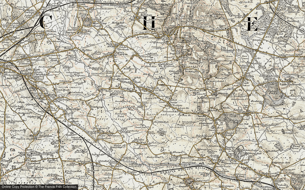 Old Map of Duddon, 1902-1903 in 1902-1903