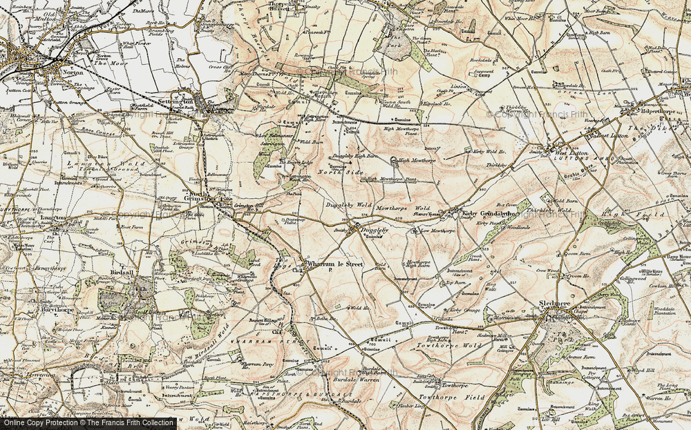 Old Map of Duggleby, 1903-1904 in 1903-1904