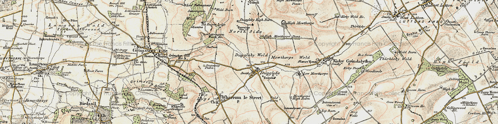 Old map of South Wold in 1903-1904