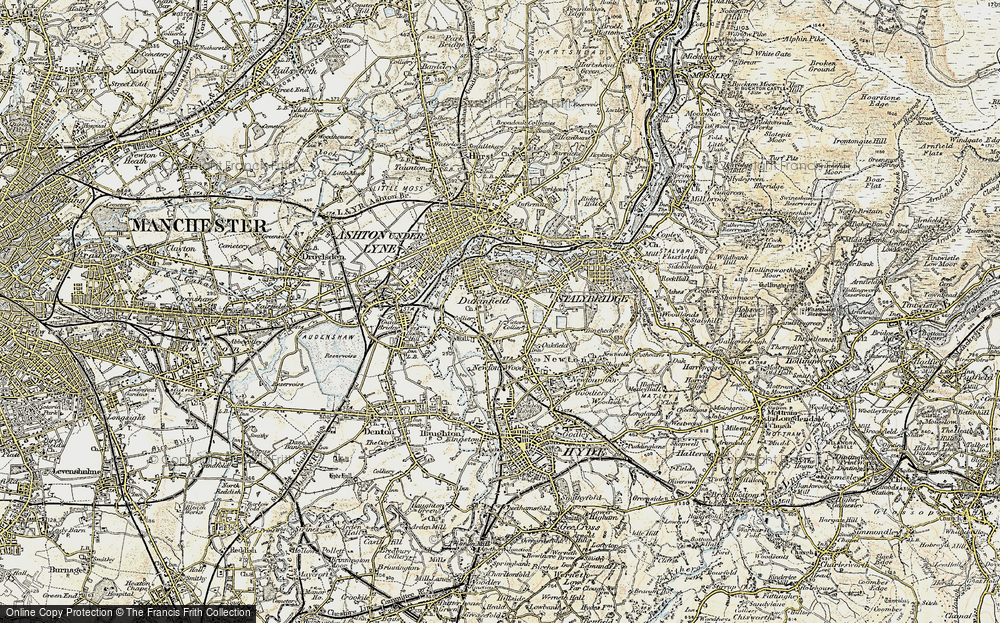 Old Map of Dukinfield, 1903 in 1903