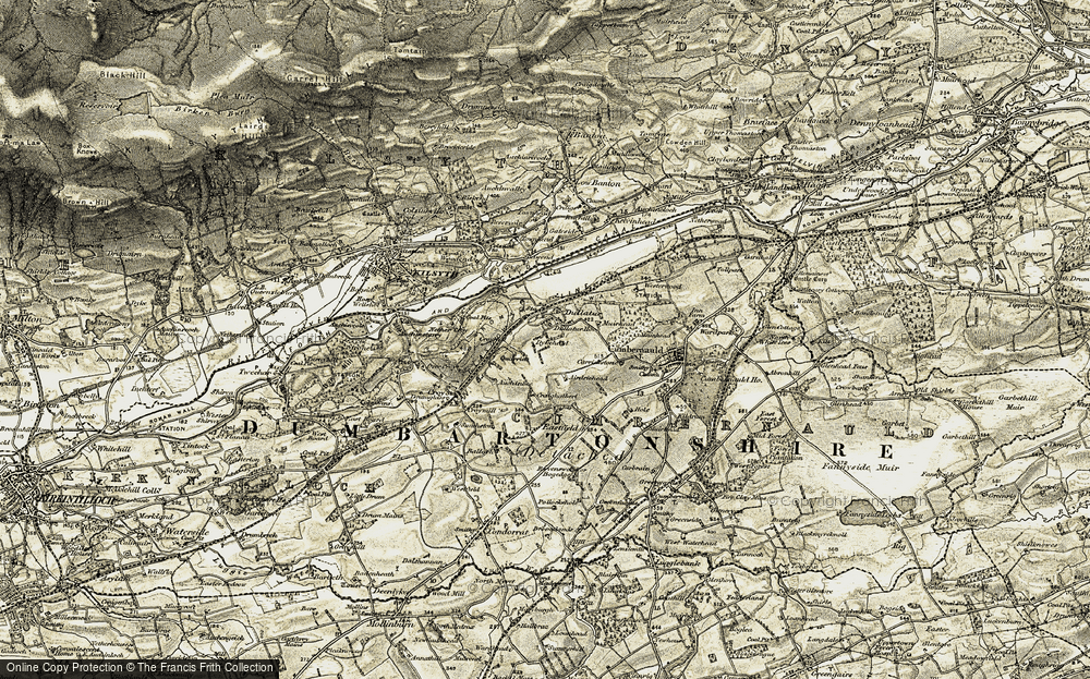 Old Map of Dullatur, 1904-1907 in 1904-1907
