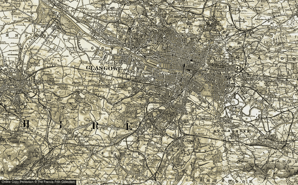Old Map of Dumbreck, 1904-1905 in 1904-1905
