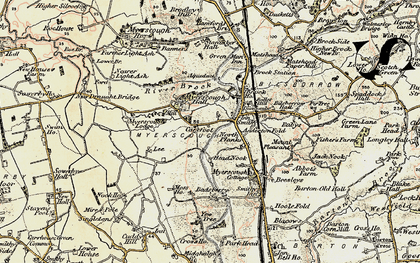 Old map of Duncombe in 1903-1904