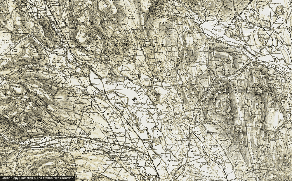 Old Map of Duncow, 1901-1905 in 1901-1905