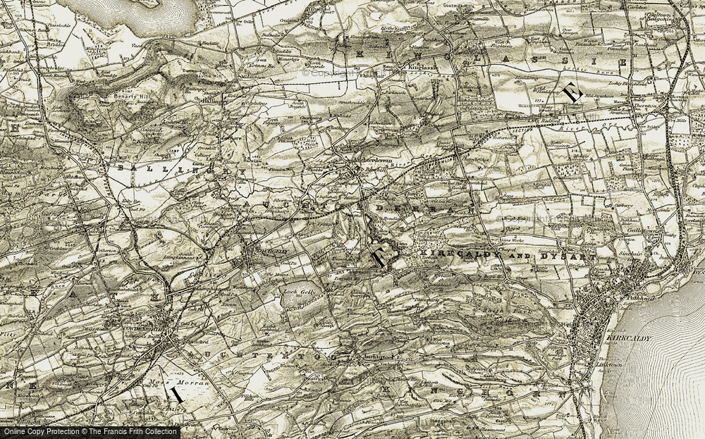 Old Map of Dundonald, 1903-1908 in 1903-1908