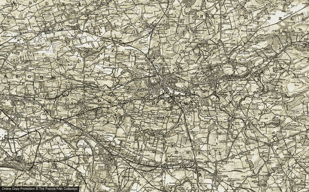 Old Map of Dundyvan, 1904-1905 in 1904-1905