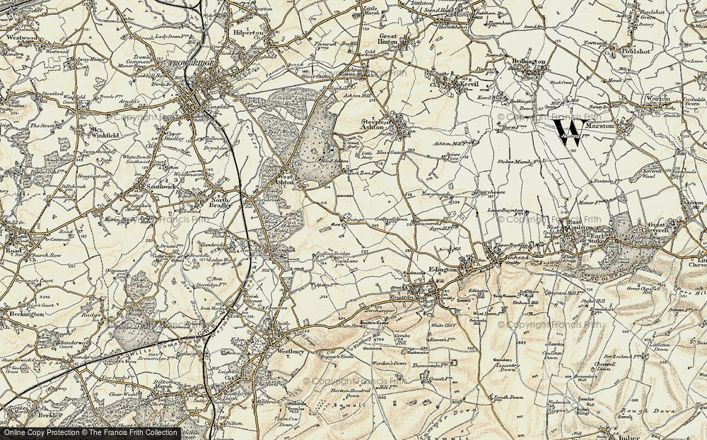 Old Map of Dunge, 1898-1899 in 1898-1899