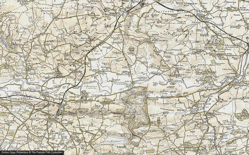 Old Map of Dunkeswick, 1903-1904 in 1903-1904