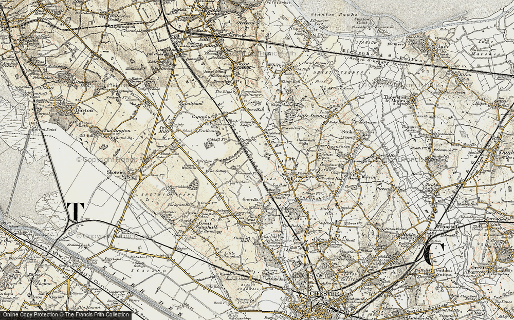 Old Map of Dunkirk, 1902-1903 in 1902-1903