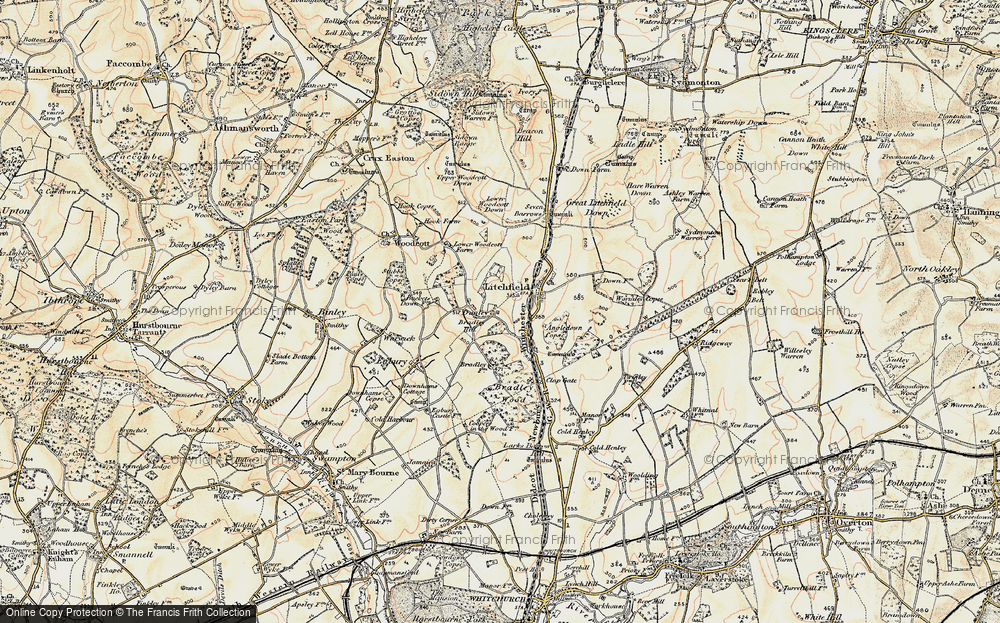Old Map of Dunley, 1897-1900 in 1897-1900
