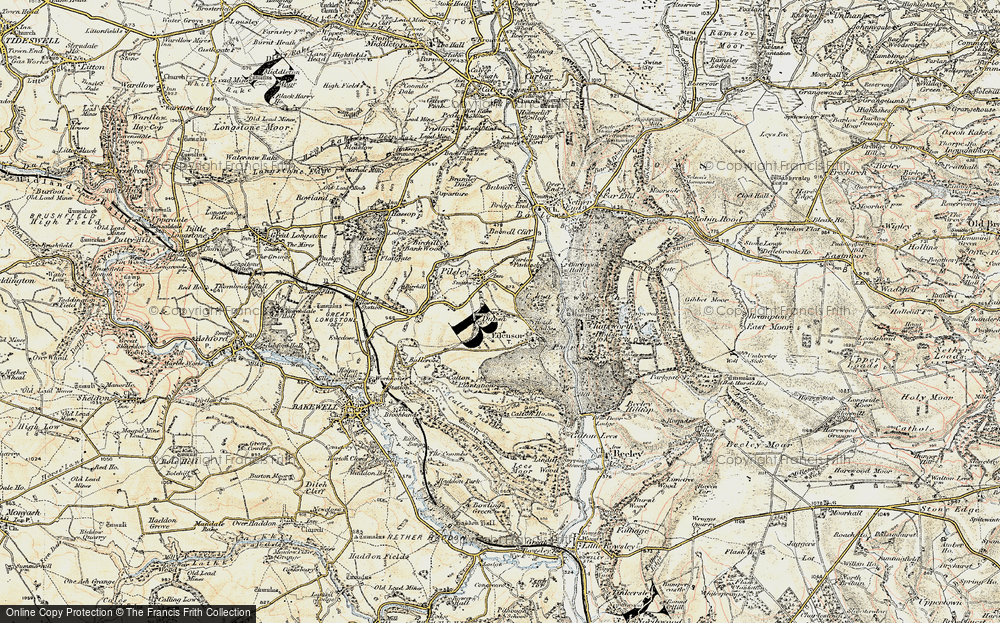 Old Map of Dunsa, 1902-1903 in 1902-1903