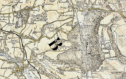 Old map of Dunsa in 1902-1903