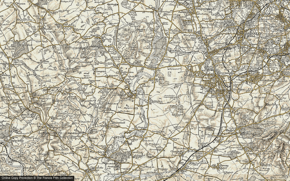 Old Map of Dunsley, 1901-1902 in 1901-1902