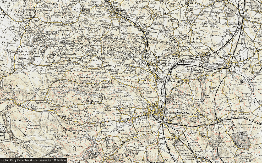 Old Map of Dunston, 1902-1903 in 1902-1903