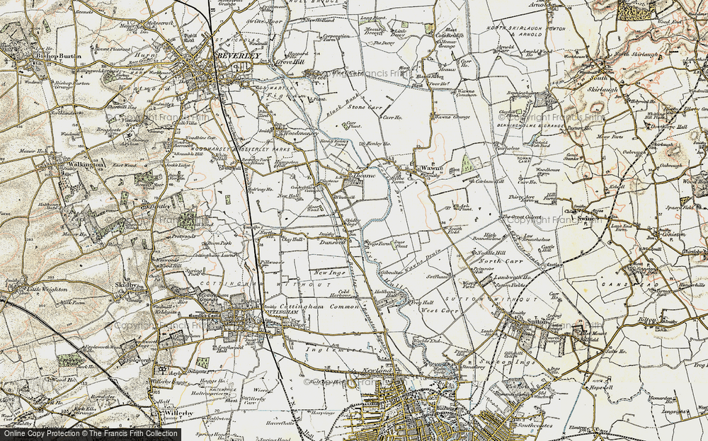 Old Map of Dunswell, 1903-1908 in 1903-1908