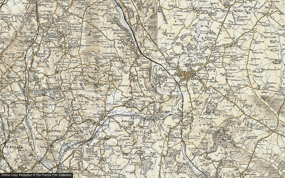 Old Map of Dunwood, 1902-1903 in 1902-1903