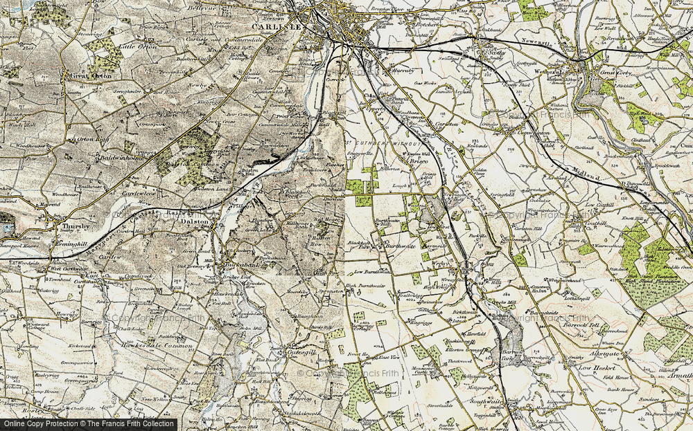 Old Map of Durdar, 1901-1904 in 1901-1904