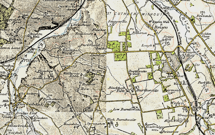 Old map of Durdar in 1901-1904