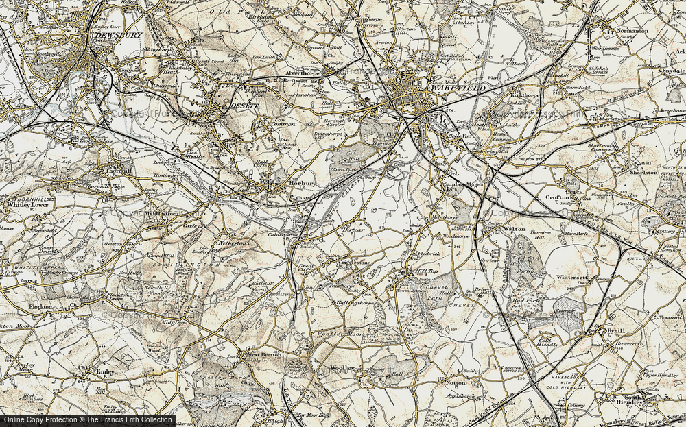 Old Map of Durkar, 1903 in 1903