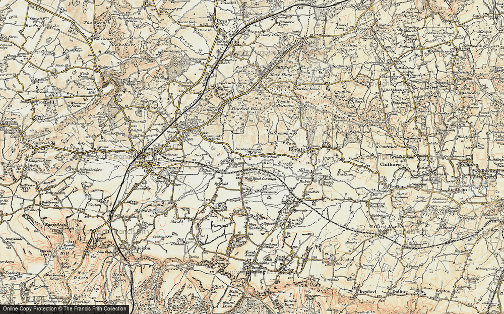 Old Map of Durleighmarsh, 1897-1900 in 1897-1900
