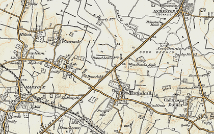 Old map of Bearley Brook in 1899