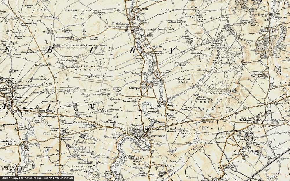 Old Map of Durrington, 1897-1899 in 1897-1899
