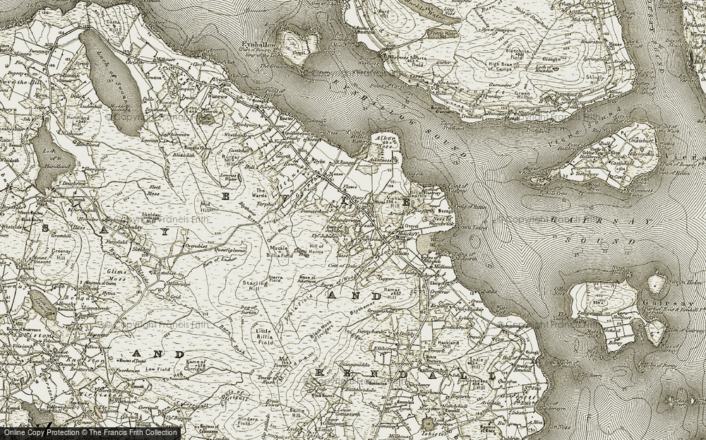 Old Map of Durrisdale, 1911-1912 in 1911-1912