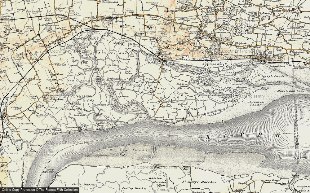 Old Maps of Coryton, Essex - Francis Frith