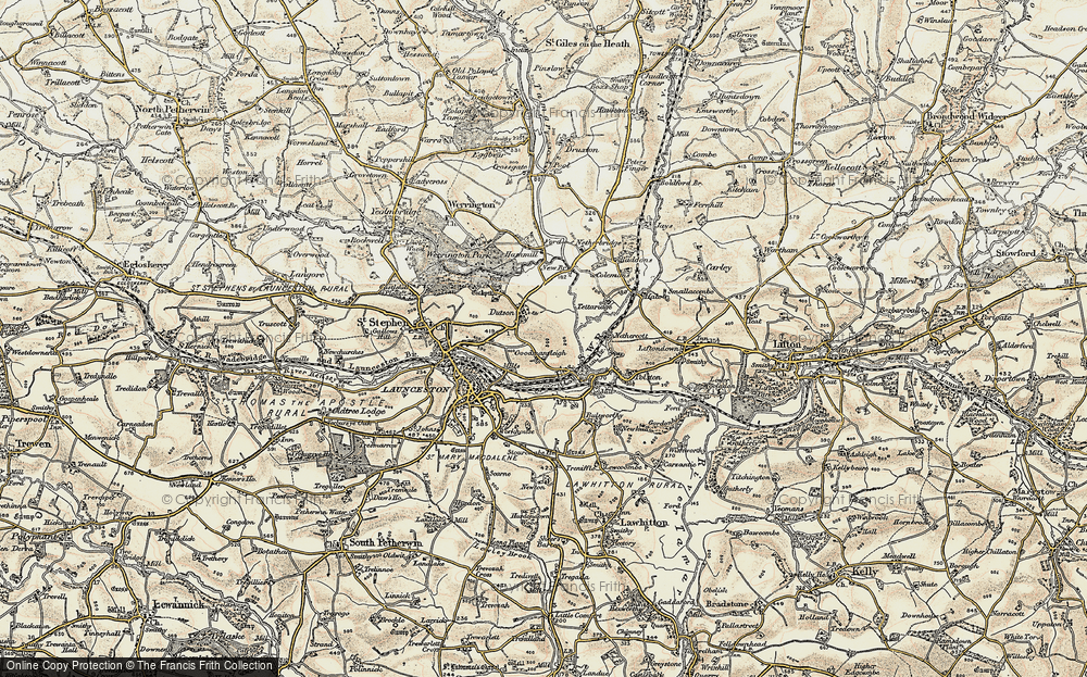 Old Map of Dutson, 1899-1900 in 1899-1900