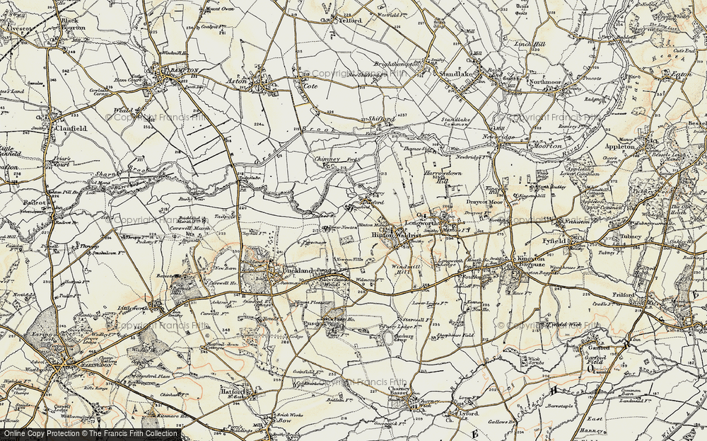 Old Map of Duxford, 1897-1899 in 1897-1899