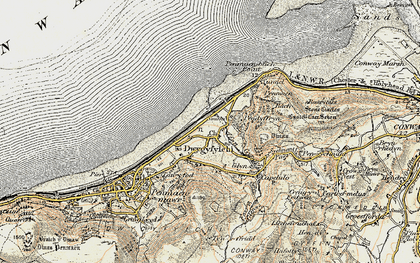 Old map of Dwygyfylchi in 1902-1903