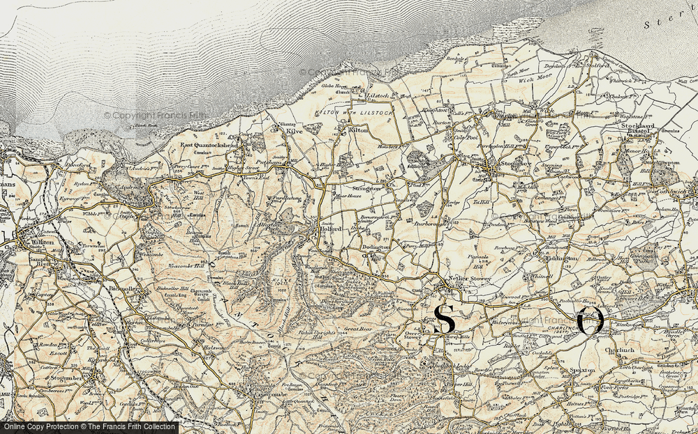 Old Map of Dyche, 1898-1900 in 1898-1900