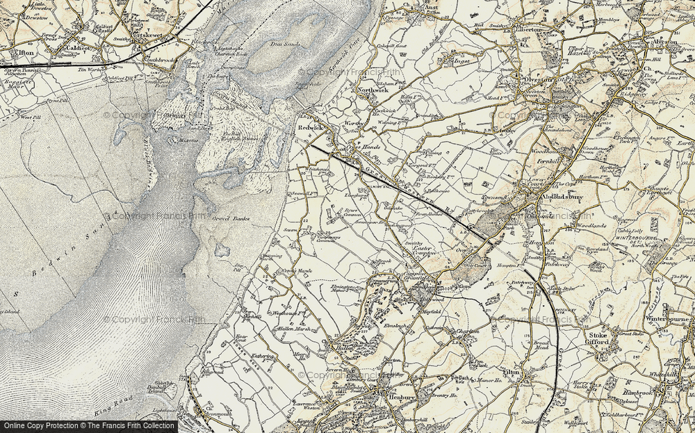 Old Map of Dyer's Common, 1899 in 1899