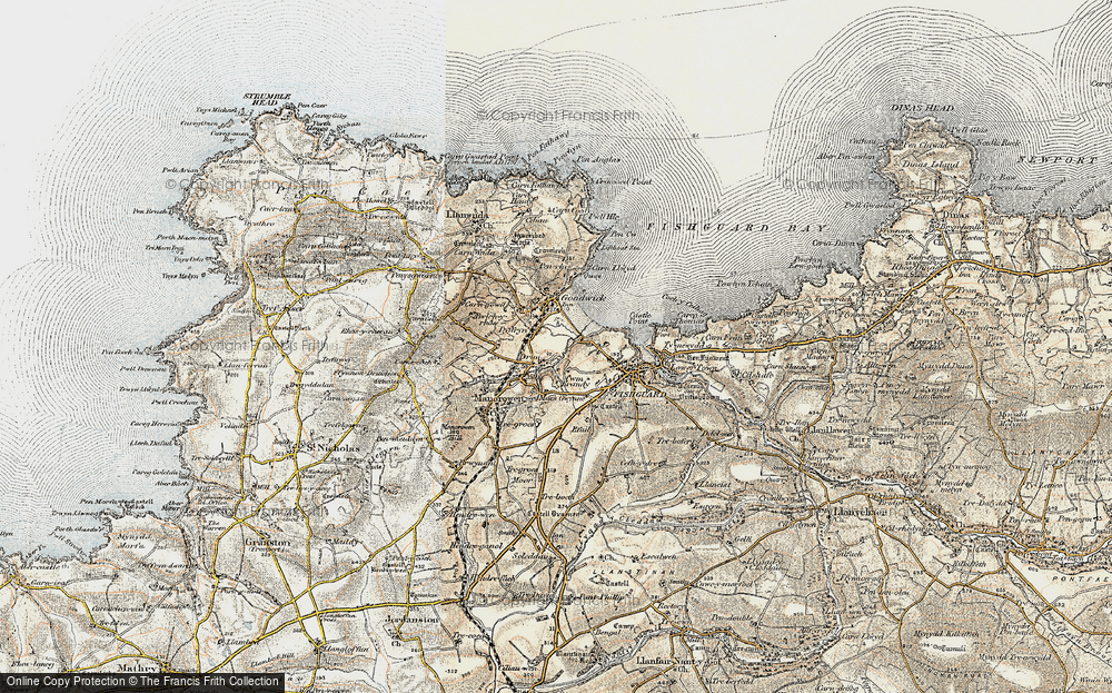 Old Map of Dyffryn, 1901-1912 in 1901-1912