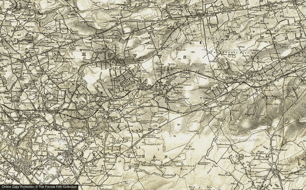 Old Maps of Dykehead, Strathclyde - Francis Frith