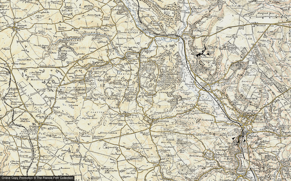 Old Map of Eagle Tor, 1902-1903 in 1902-1903