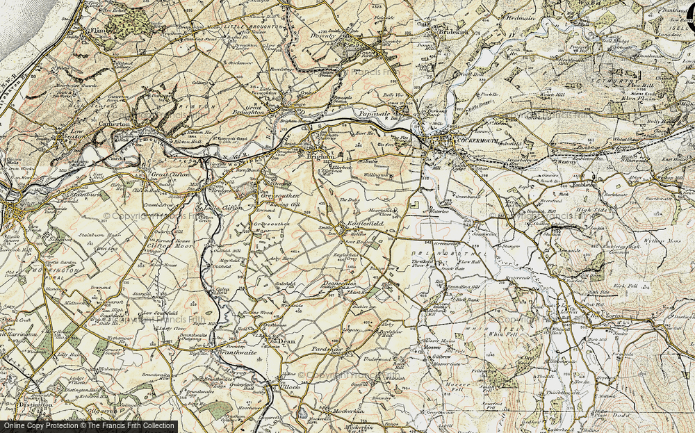 Old Map of Eaglesfield, 1901-1904 in 1901-1904