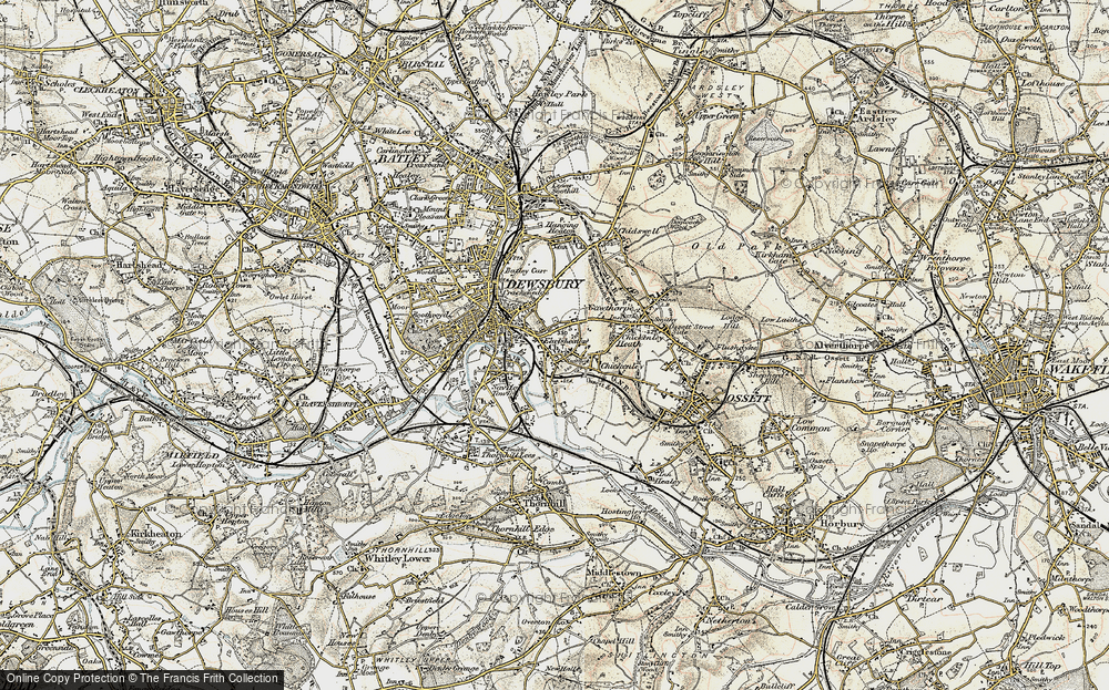 Old Map of Earlsheaton, 1903 in 1903