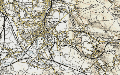 Old map of Earlsheaton in 1903