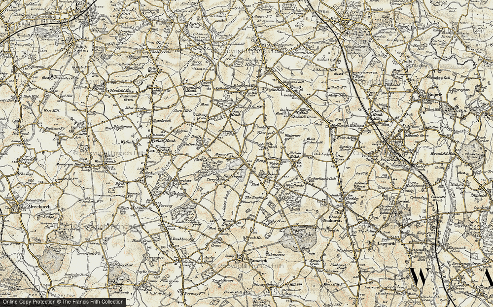 Old Map of Earlswood, 1901-1902 in 1901-1902