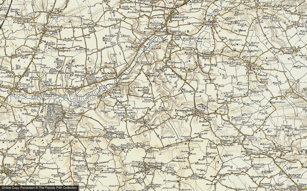 Old Map of Earsham Street, 1901-1902 in 1901-1902