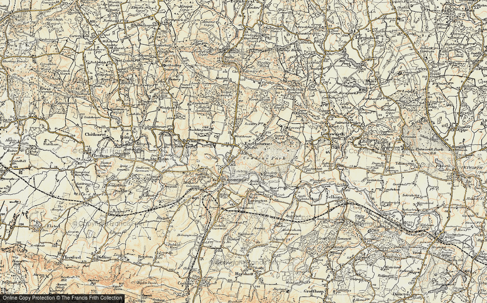 Old Map of Easebourne, 1897-1900 in 1897-1900