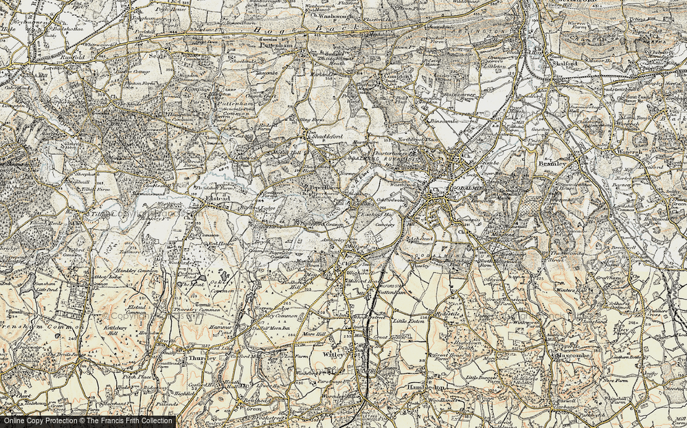 Old Map of Eashing, 1897-1909 in 1897-1909