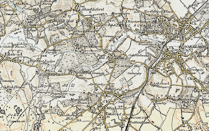 Old map of Eashing in 1897-1909