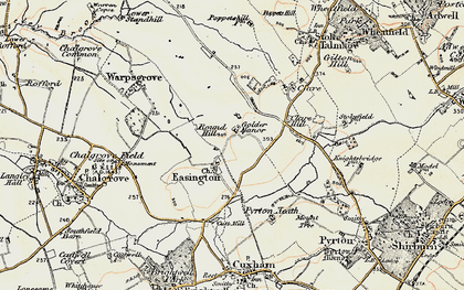 Old map of Easington in 1897-1899