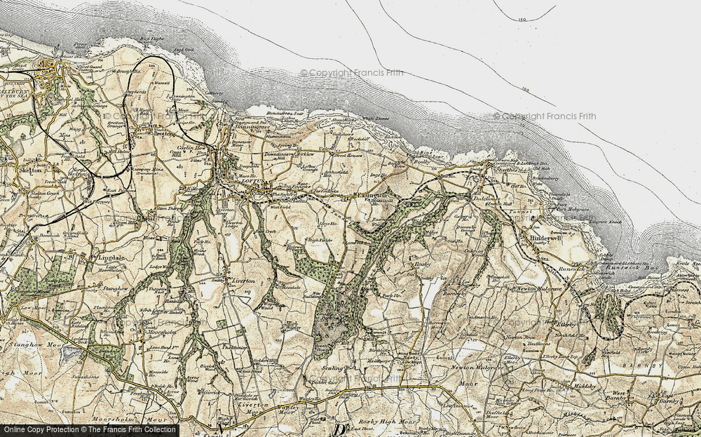 Old Map of Historic Map covering Bank Brow in 1903-1904