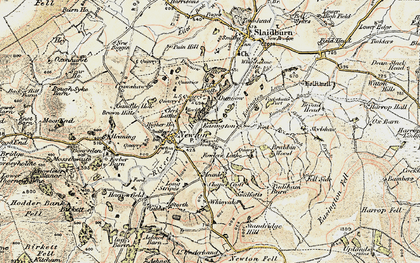 Old map of Brabbin Wood in 1903-1904
