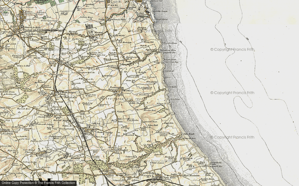 Old Map of Easington Colliery, 1901-1904 in 1901-1904