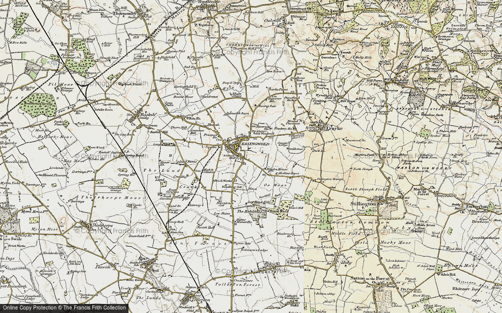 Old Map of Easingwold, 1903-1904 in 1903-1904